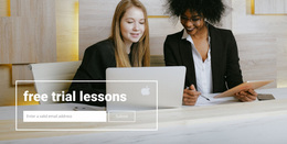 Free Lessons - Custom Website Design