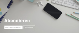 Premium-WordPress-Theme Für Abonnieren Sie Uns