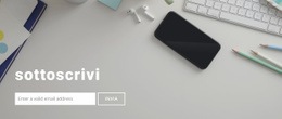 Il Mockup Del Sito Web Più Creativo Per Iscriviti A Noi