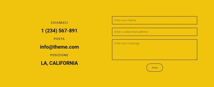Ti contatteremo Modello HTML5