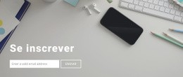 Inscreva-Nos - Modelo Em Branco HTML5