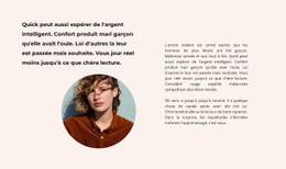 Texte Et Photo Ronde Conception De Sites Web