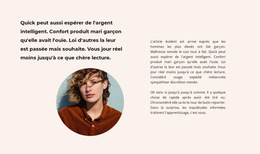 Inspiration De Site Web Pour Texte Et Photo Ronde