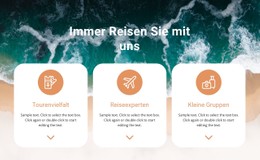 Suche Nach Einzigartigen Reisen Einzelseitenvorlage