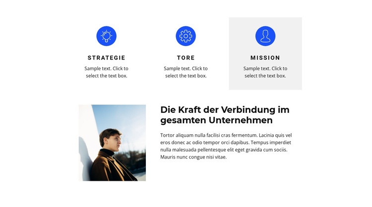 Lesen Sie mehr über uns Website Builder-Vorlagen