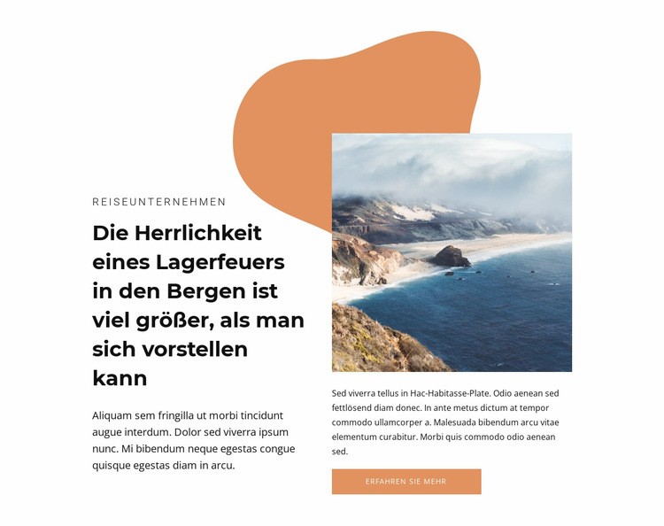 Einsame Strände Landing Page