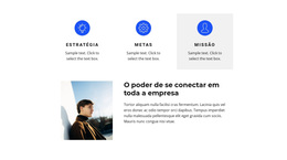 Leia Mais Sobre Nós - Tema WordPress Responsivo