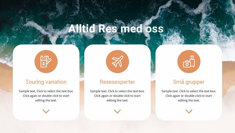 Sök efter unika resor WordPress -tema