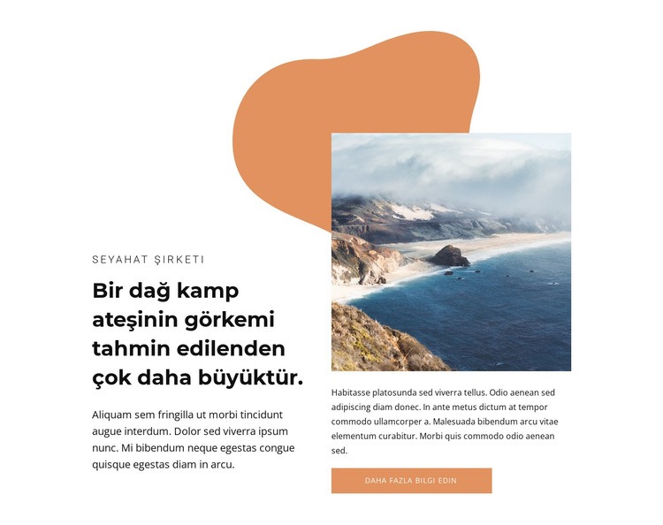 ıssız plajlar Web Sitesi Mockup'ı