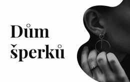 Stříbrné Šperky - Bezplatná Šablona