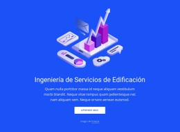 Botón Y Texto De Ilustración - Maqueta De Sitio Web Profesional