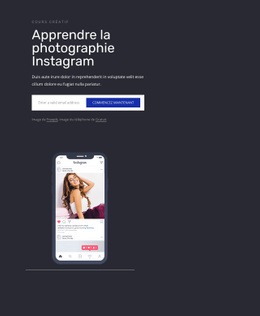 Apprendre La Photographie Instagram - Créateur De Sites Web Modernes