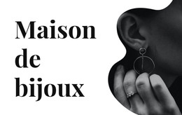 Fonctionnalité De Mise En Page Pour Bijoux En Argent