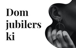 Srebrna Biżuteria Szablon CSS