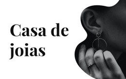 O Melhor Modelo HTML5 Para Joias De Prata