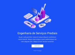 HTML5 Responsivo Para Texto Da Ilustração E Botão