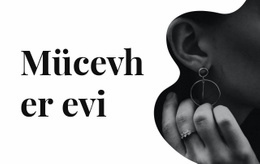 Gümüş Mücevher - Web Sitesi Tasarımı Ilhamı