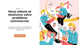 Illustration Lumineuse – Mise En Page HTML Du Site Web