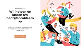 Pagina-HTML Voor Heldere Illustratie