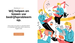 Heldere Illustratie - HTML-Website-Indeling