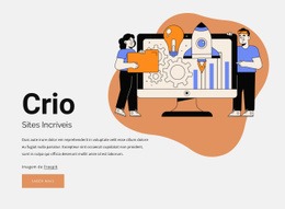 Crie Sua Página - Construtor De Sites