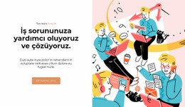 Parlak Illüstrasyon - Web Sitesi Oluşturucuyu Ücretsiz Indirin