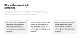 Tre Colonne Con Testo - Modello HTML Gratuito