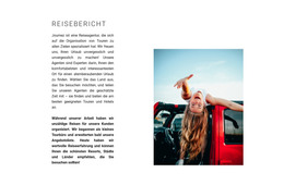 Reiseorganisation – Vorlage Für Website-Builder