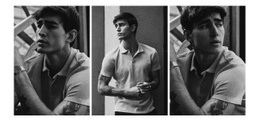 Modelo Masculino Maqueta De Sitio Web