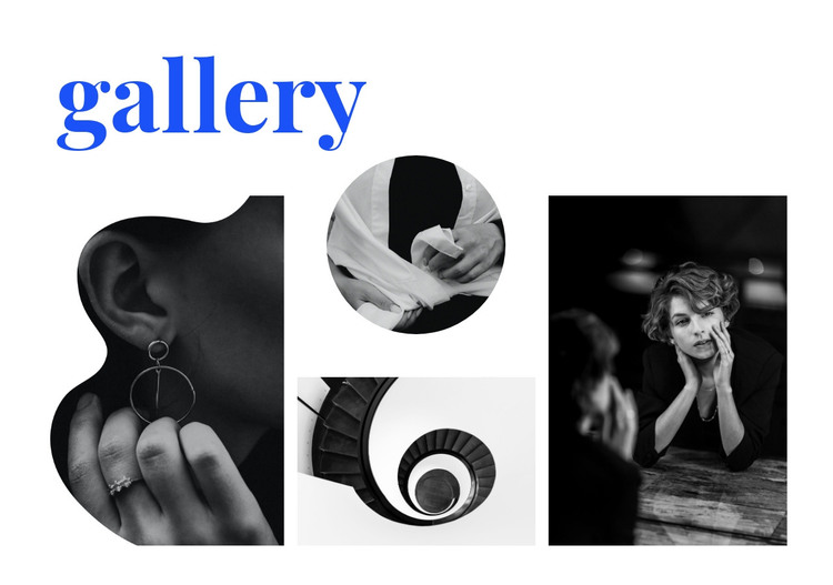 Gallery of unusual photos HTML Template