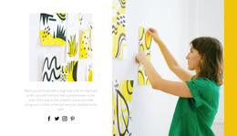 Responsive Web Template For Art Therapy