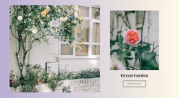 Free HTML5 For Green Garden