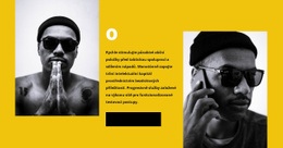 Vstup HTML Pro O Módním Týmu