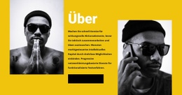 Responsive HTML Für Über Das Modeteam