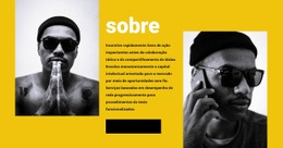 Um Design De Site Exclusivo Para Sobre Time De Moda