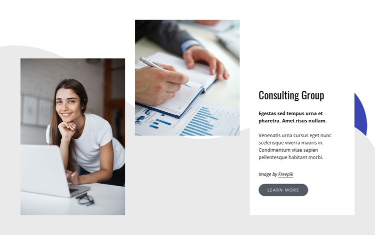 We help forward-thinking businesses HTML Template