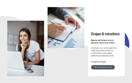 Progettazione Della Pagina HTML Per Aiutiamo Le Imprese Lungimiranti