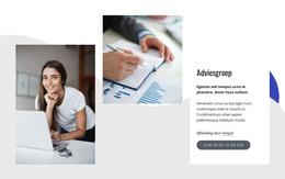 HTML-Paginaontwerp Voor Wij Helpen Vooruitstrevende Bedrijven