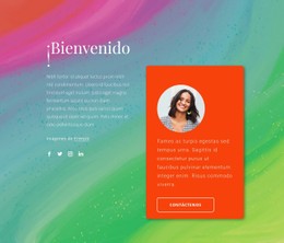 Bienvenido A Mi Blog Plantilla De Sitio Web CSS Gratuita