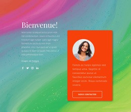 Bienvenue Sur Mon Blog - HTML Template Builder