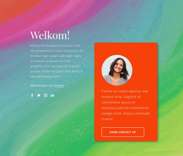 Welkom Op Mijn Blog - Gratis WordPress-Thema