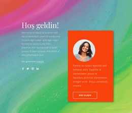 Bloğuma Hoşgeldiniz Ücretsiz CSS Web Sitesi Şablonu
