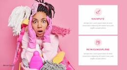 Qualitätsreinigungsdienste - Drag & Drop-Joomla-Vorlage