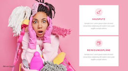 Qualitätsreinigungsdienste Website Design