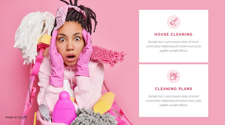 Quality cleaning services HTML Template