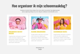 Mijn Schoonmaakdag Premium CSS-Sjabloon