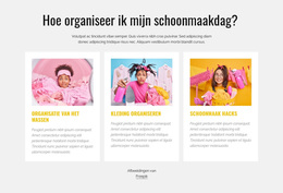 Multifunctioneel WordPress-Thema Voor Mijn Schoonmaakdag