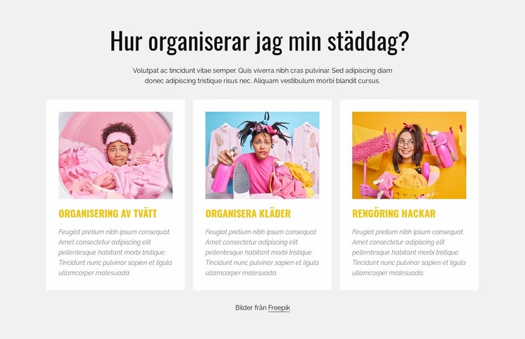 Min städdag WordPress -tema