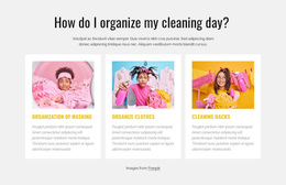 Free Online Template For My Cleaning Day