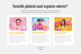 Temizlik Günüm - HTML Şablonu Indirme